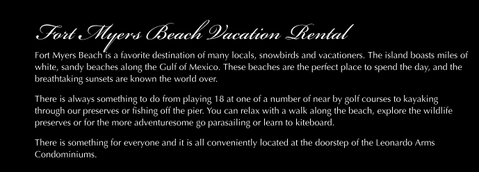 florida vacation rental